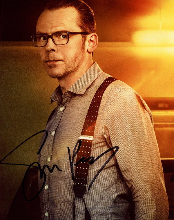 Simon Pegg Mission: Impossible Fallout 8x10 Signed Photo JSA Certified Autograph