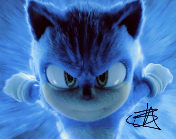 Ben Schwartz Sonic the Hedgehog 8x10 Signed Photo JSA Certified Autograph