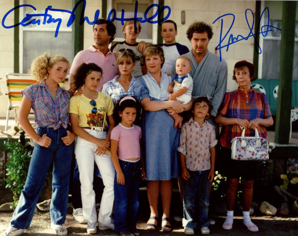 National Lampoon's Vacation Randy Quaid & Anthony Michael Hall 8x10 Signed Photo JSA Certified