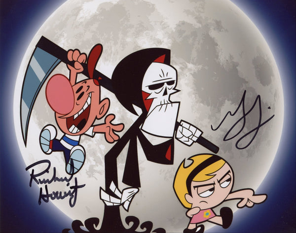 The Grim Adventures of Billy & Mandy 8x10 Signed Photo Horvitz, DeLisle JSA Certified Autograph