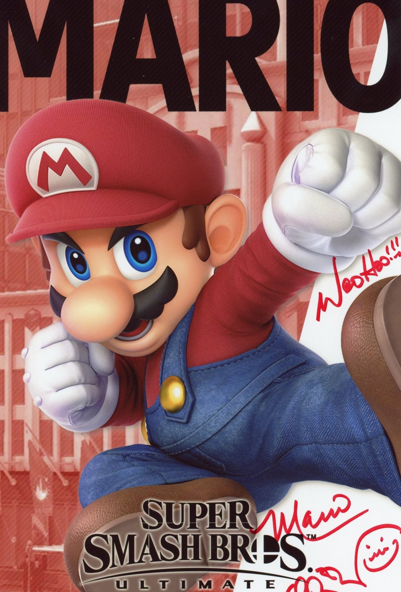 Charles Martinet Super Smash Bros 8x12 Signed Photo JSA Certified Autograph