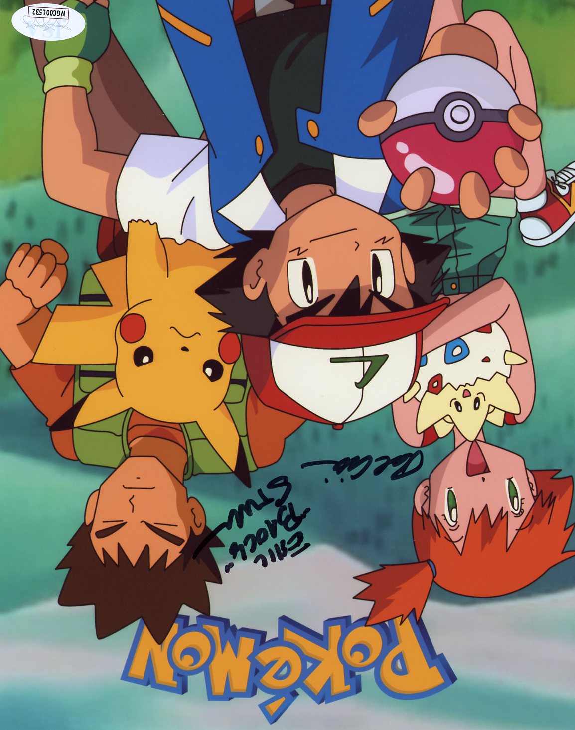 Pokemon 8x10 Signed Photo Lillis Stuart JSA Certified Autograph