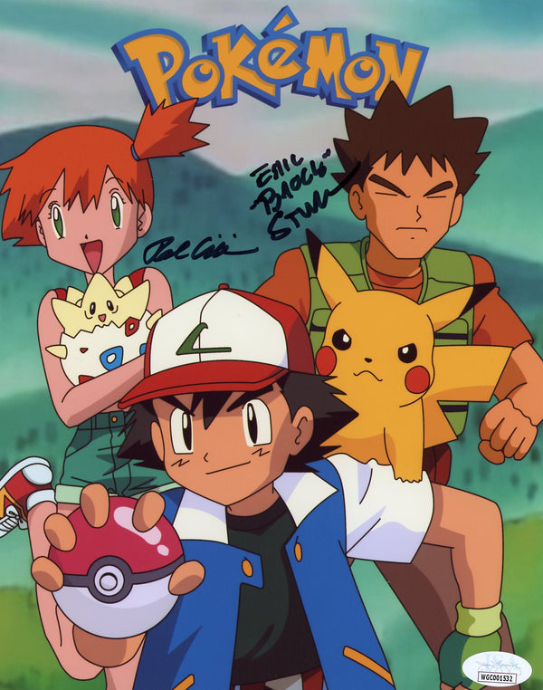 Pokemon 8x10 Signed Photo Lillis Stuart JSA Certified Autograph