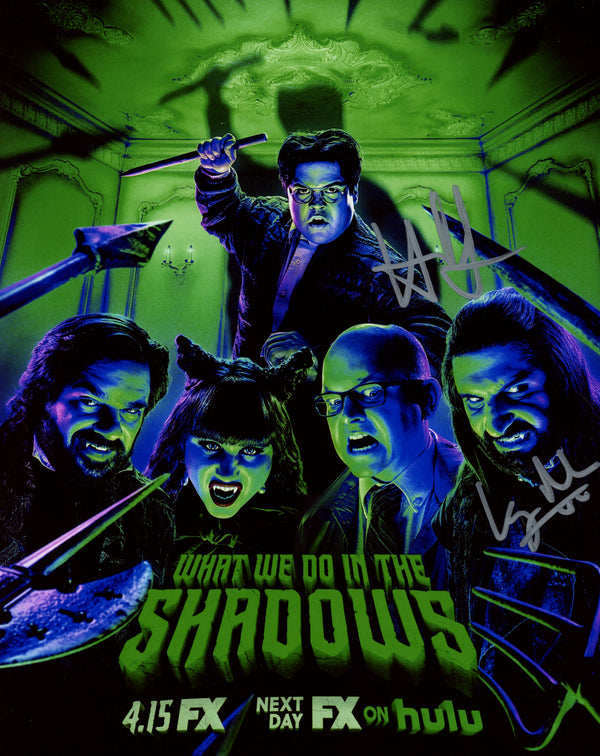What We Do In The Shadows - Kayvan Novak & Harvey Guillen 8x10 Signed Photo JSA Certified Autograph