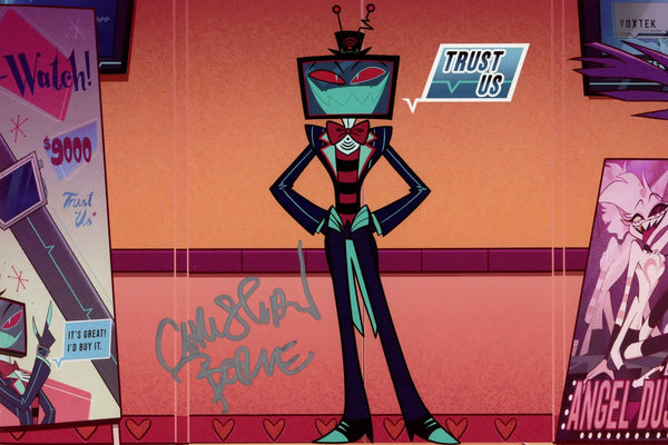 Christian Borle Hazbin Hotel 8x12 Signed Photo JSA Certified Autograph