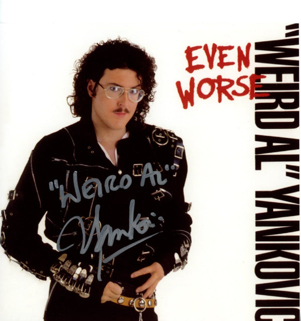 "Weird Al" Yankovic Even Worse 8x8 Signed Photo JSA Certified Autograph