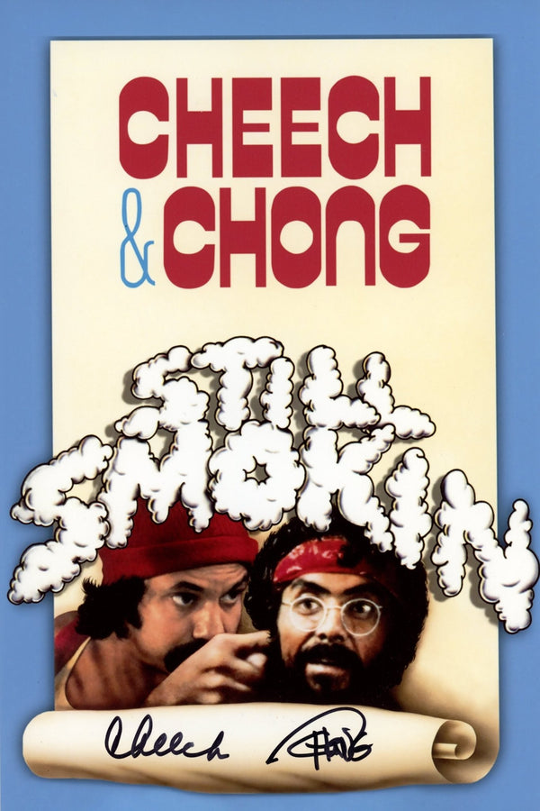 Cheech & Chong Still Smokin Signed 8x12 Photo JSA Certified Autograph