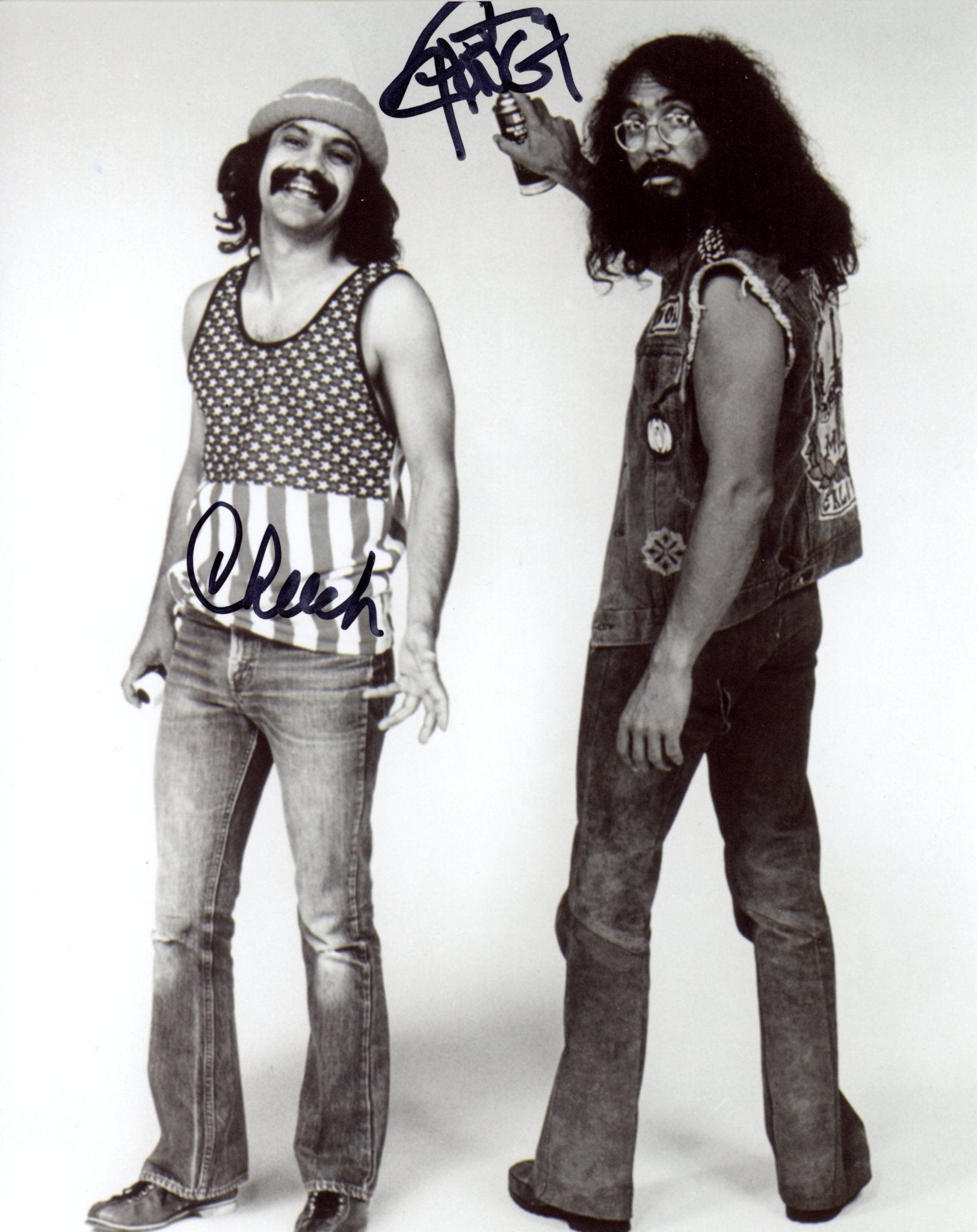 Cheech & Chong Signed 8x10 Photo JSA Certified Autograph