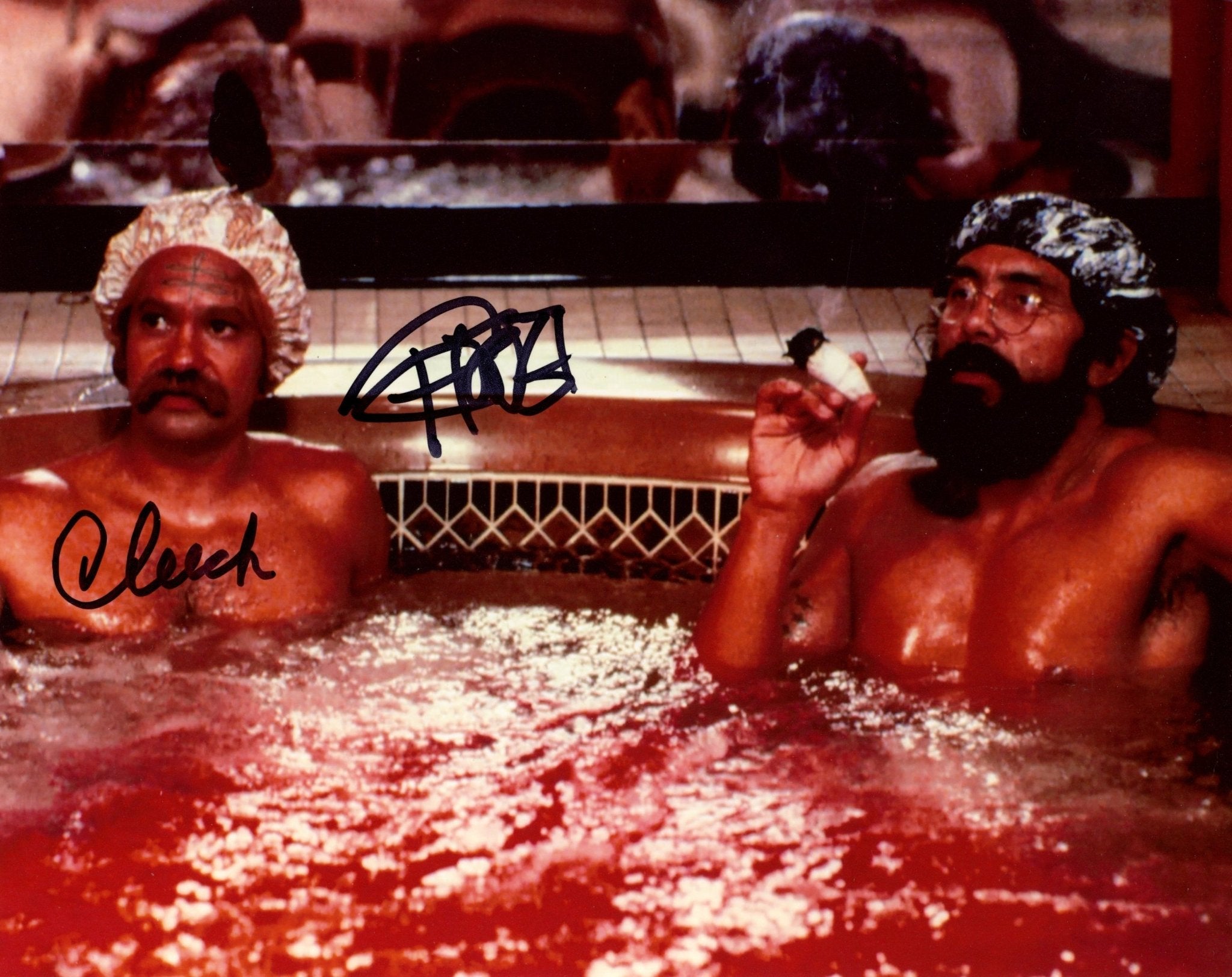 Cheech and Chong Signed 8x10 Photo JSA Certified Autograph GalaxyCon