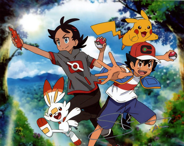 Sarah Natochenny Pokemon 8x10 Signed Photo JSA Certified Autograph