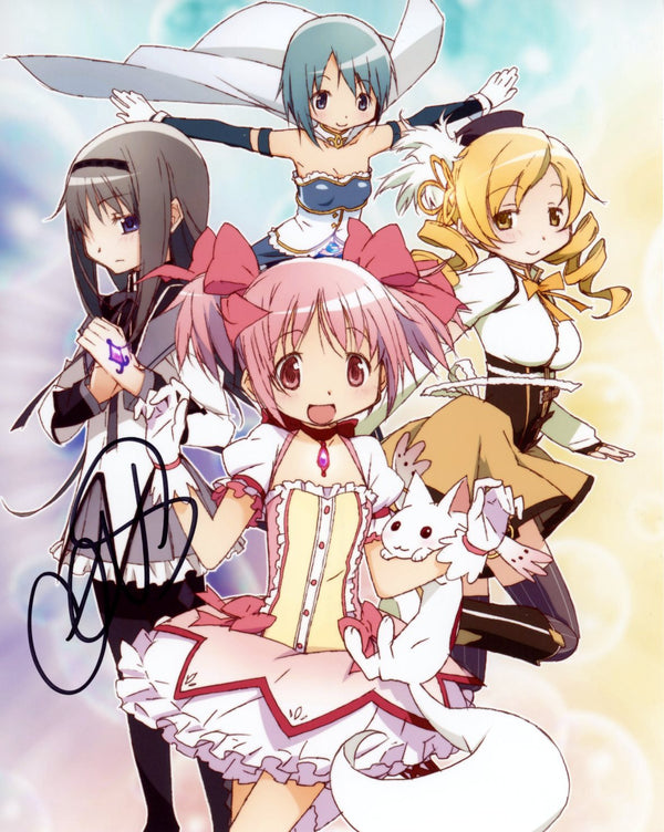 Cristina Vee Puella Magi Madoka Magica 8x10 Photo Signed JSA Certified Autograph