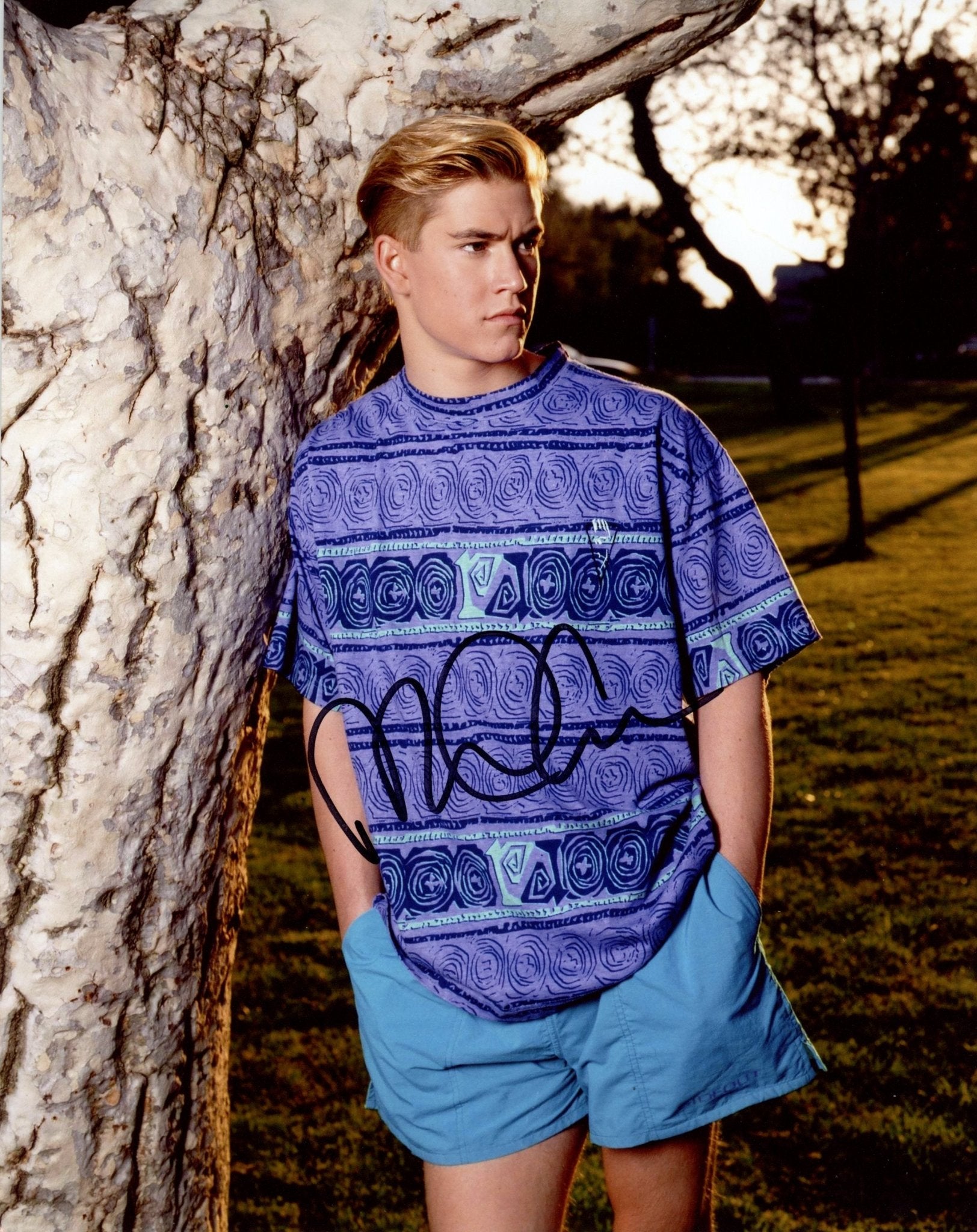 Mark-Paul Gosselaar Saved by the Bell 8x10 Signed Photo JSA Certified Autograph