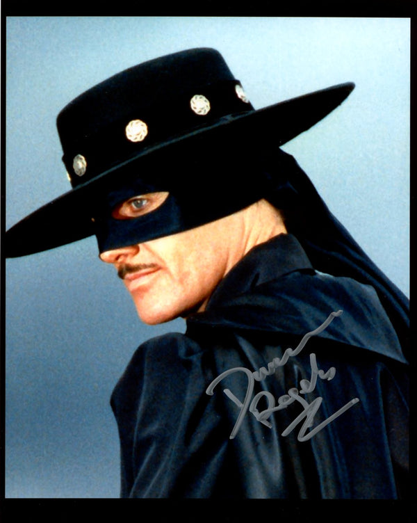 Duncan Regehr Zorro 8x10 Signed Photo Autograph JSA Certified