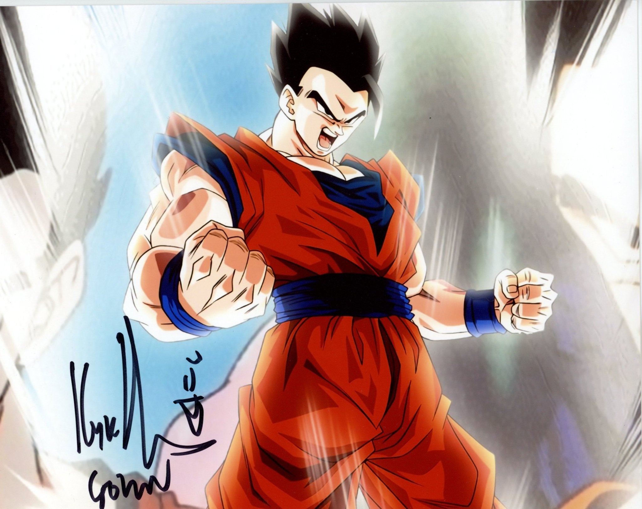 Kyle Hebert Dragon Ball Z 8x10 Signed Photo JSA Certified Autograph
