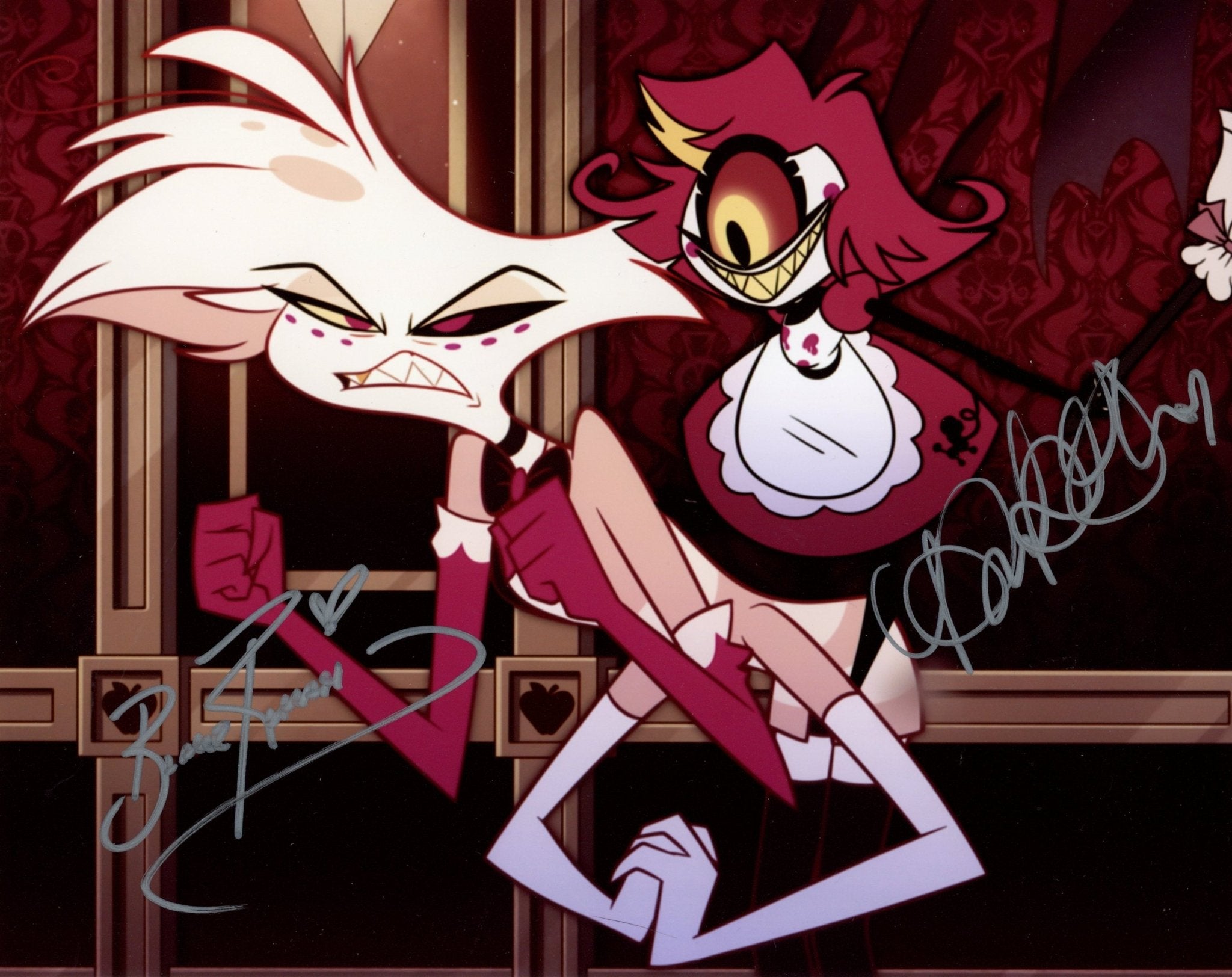Hazbin Hotel 8x10 Signed Photo Kimiko Glenn, Blake Roman JSA Certified Autograph