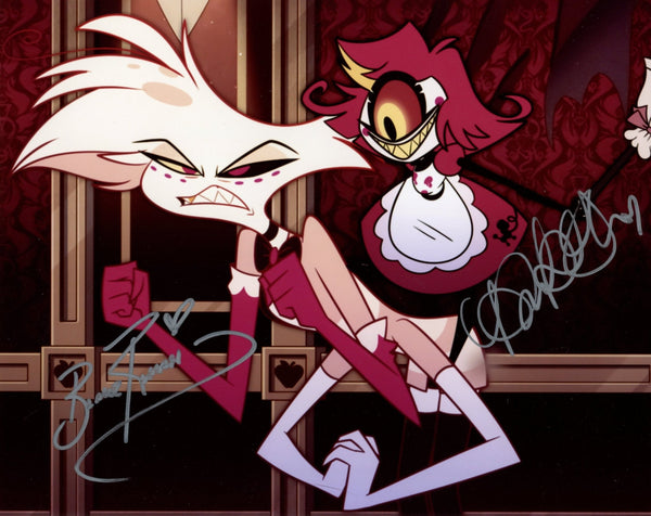 Hazbin Hotel 8x10 Signed Photo Kimiko Glenn, Blake Roman JSA Certified Autograph
