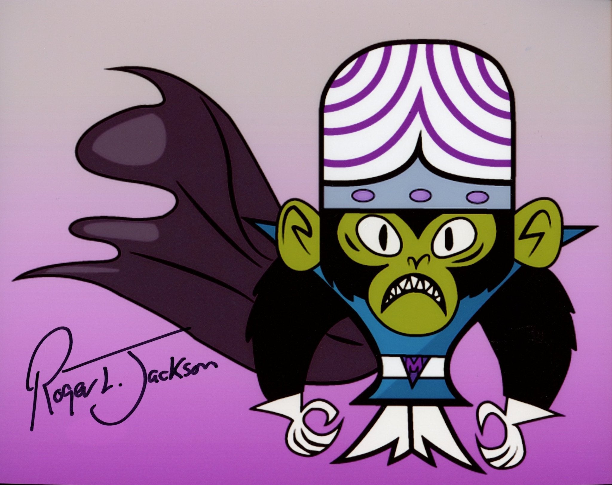 Roger L. Jackson The Powerpuff Girls 8x10 Signed Photo JSA Certified Autograph