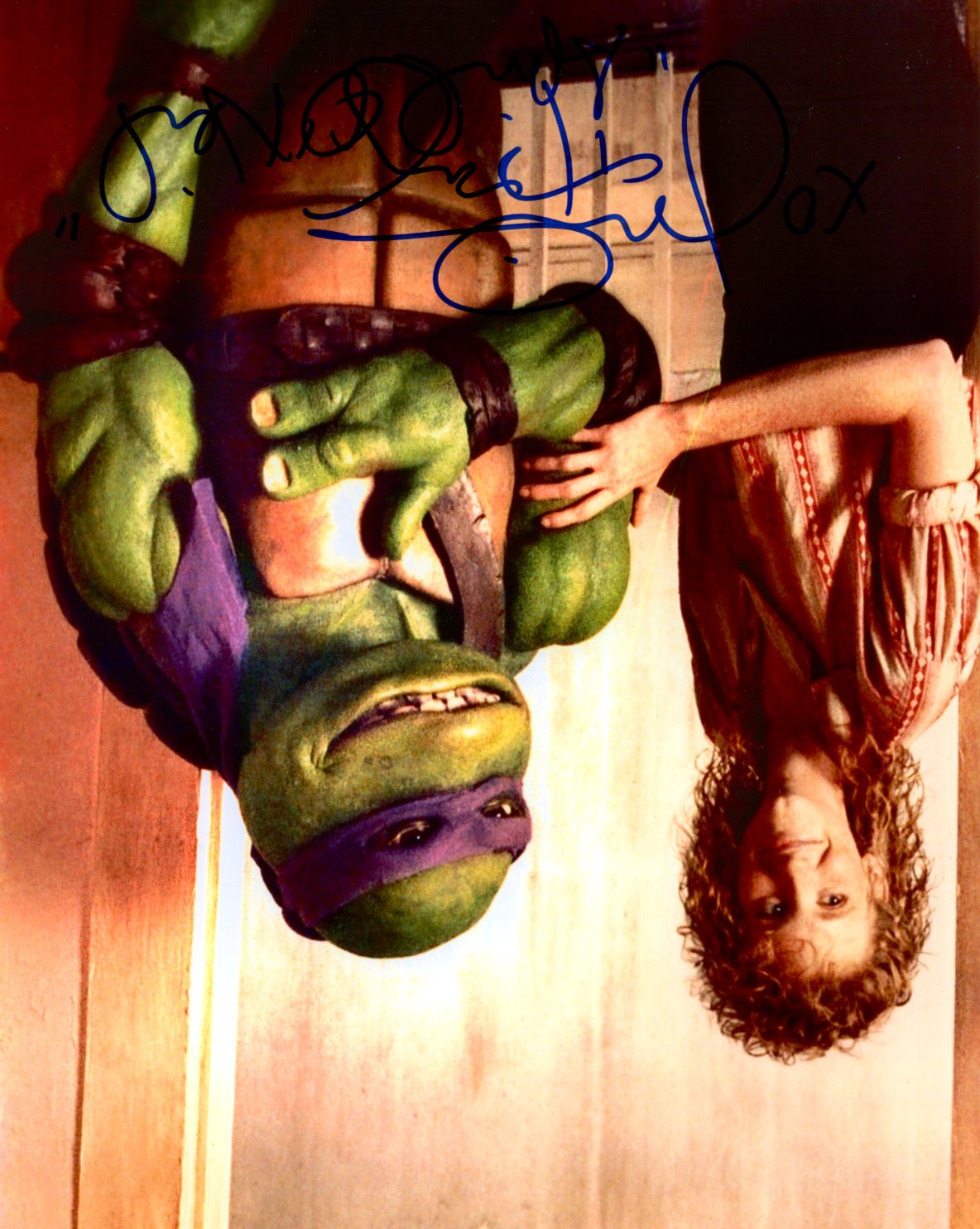 Judith Hoag Teenage Mutant Ninja Turtles 8x10 Signed Photo JSA Certified Autograph