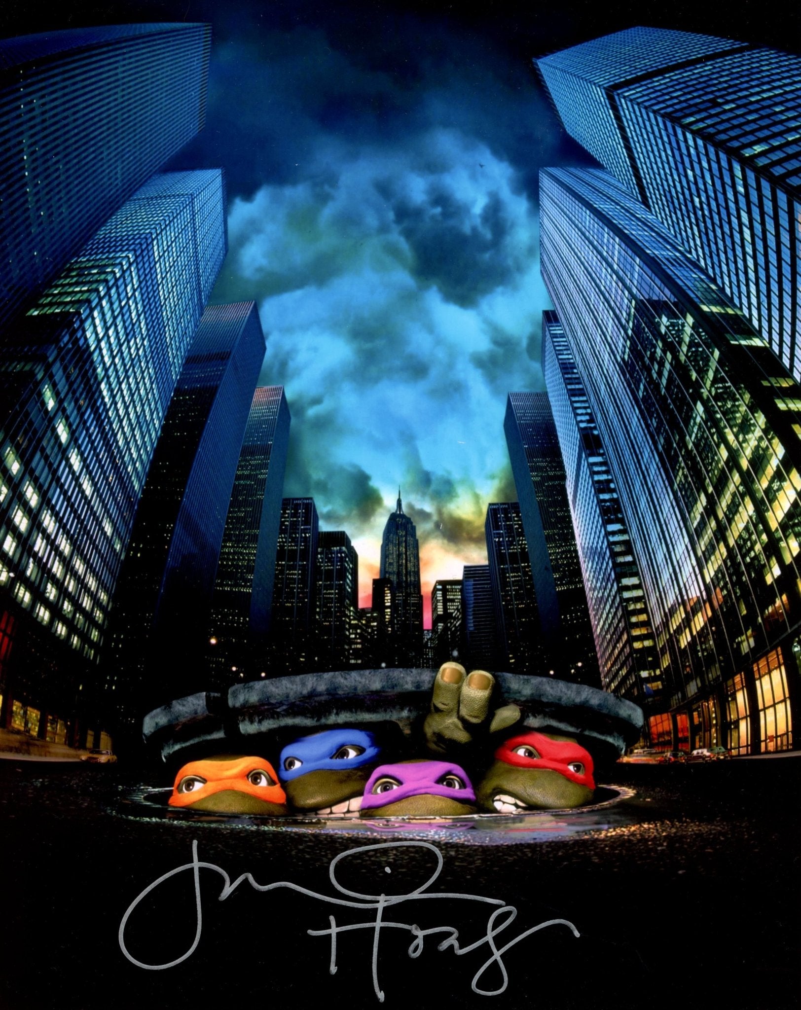 Judith Hoag Teenage Mutant Ninja Turtles 8x10 Signed Photo JSA Certified Autograph