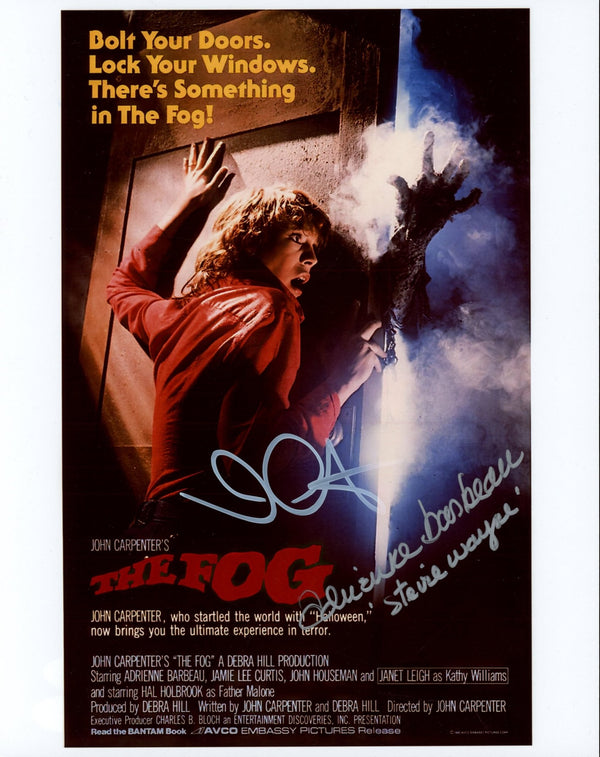 The Fog 8x10 Photo Signed John Carpenter, Adrienne Barbeau JSA Certified Autograph