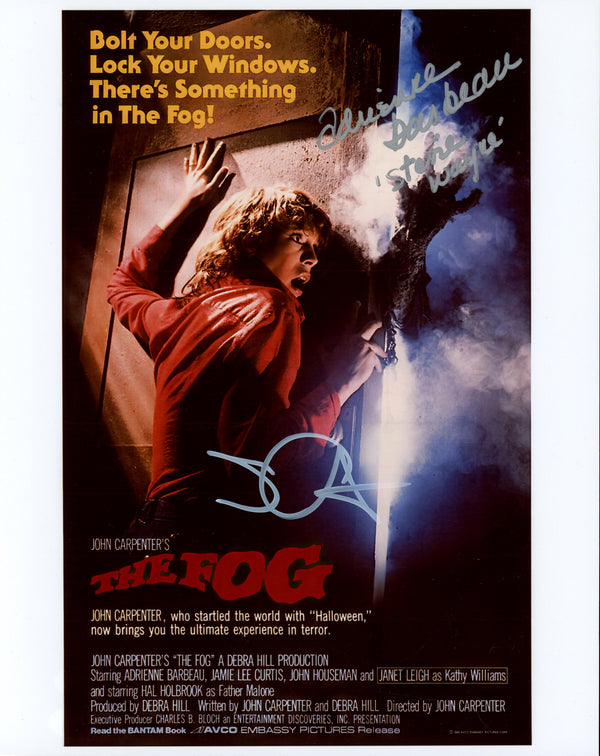 The Fog 8x10 Photo Signed John Carpenter, Adrienne Barbeau JSA Certified Autograph
