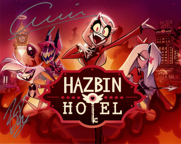 Hazbin Hotel 8x10 Rogers, Talai Cast Signed Photo JSA Certified Autograph