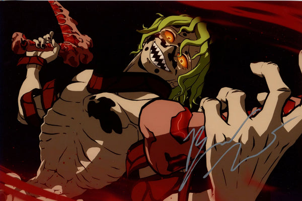 Brandon McInnis Demon Slayer 8x12 Signed Photo JSA Certified Autograph