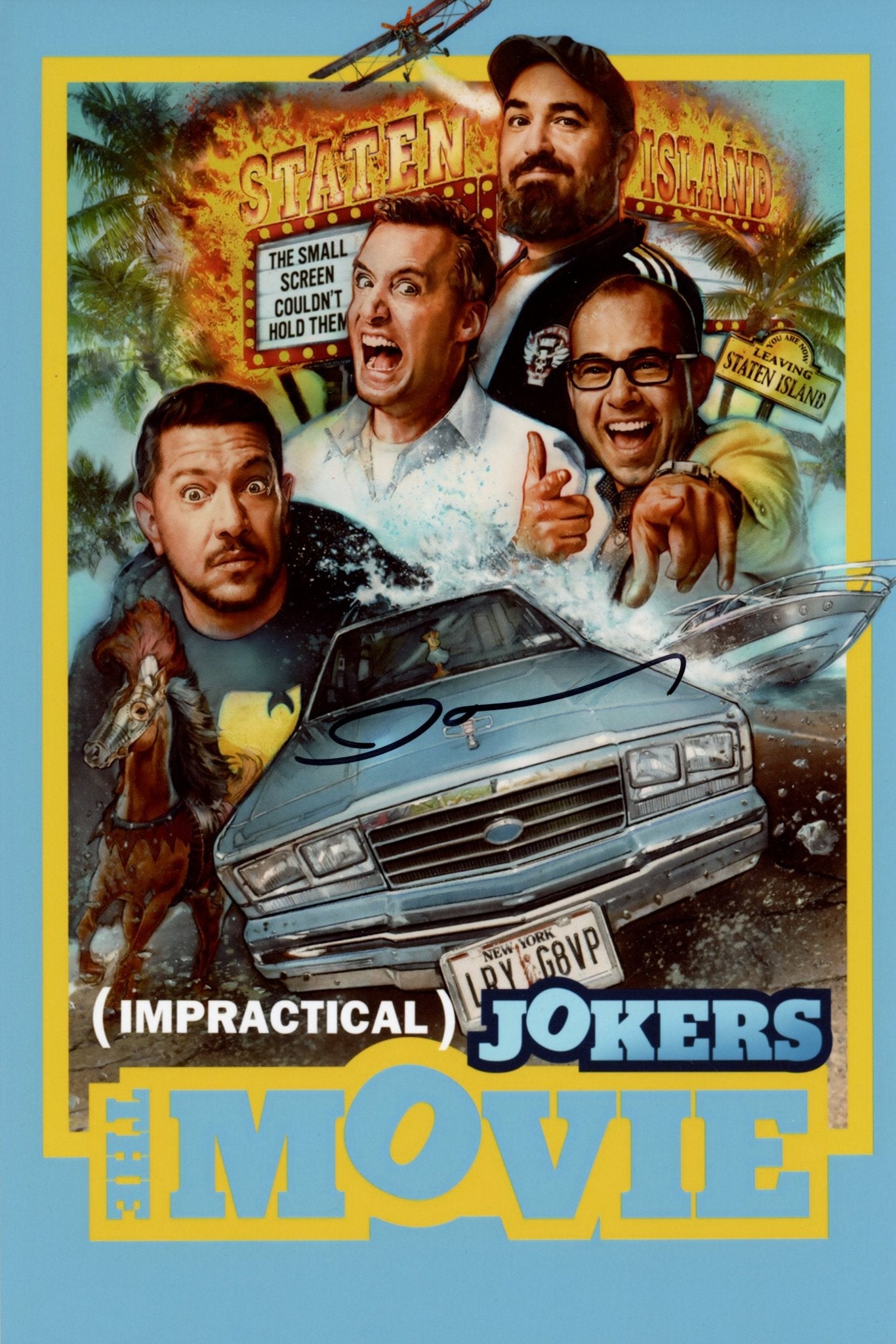 James Murray Impractical Jokers 8x12 Photo Signed JSA Certified Autograph