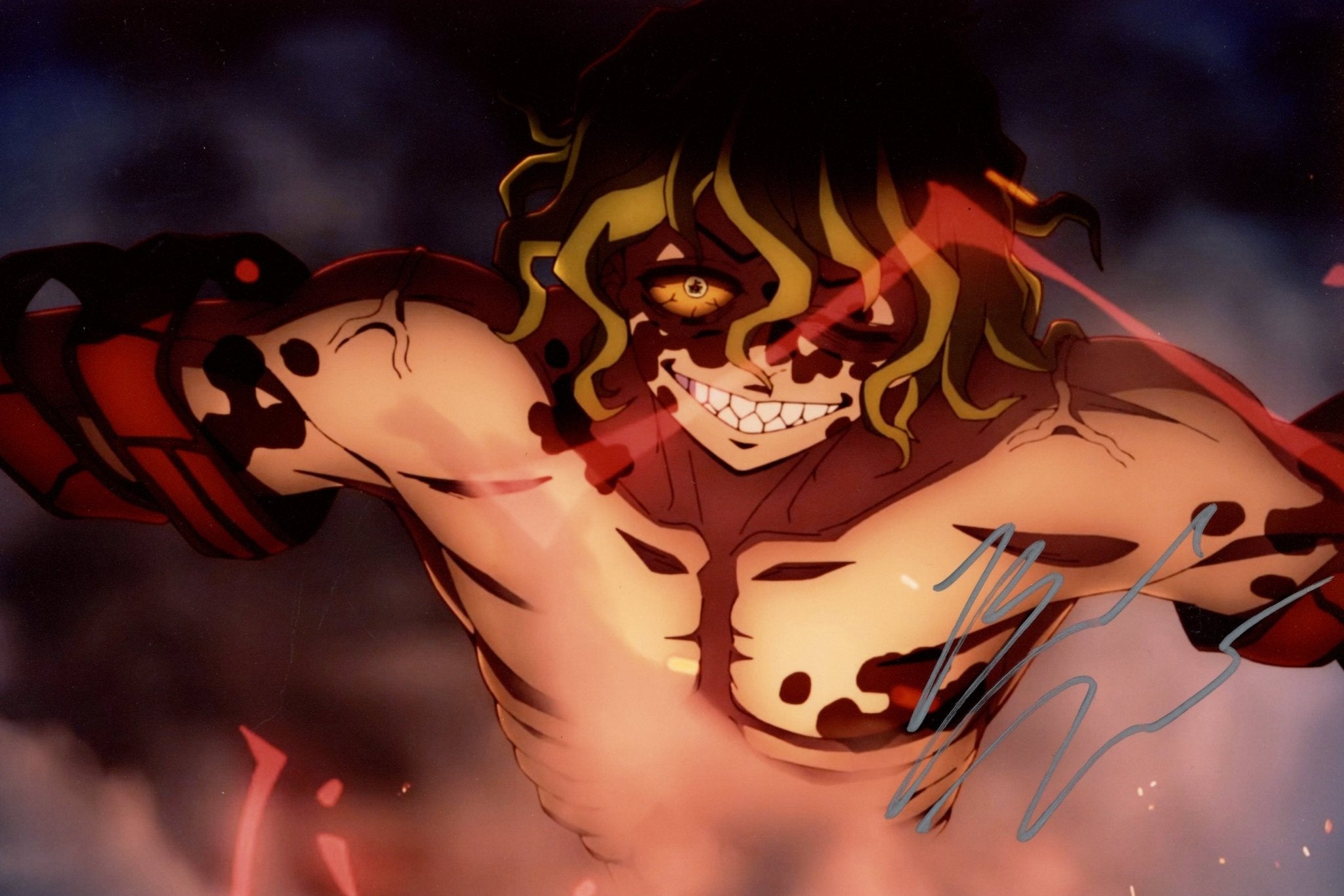 Brandon McInnis Demon Slayer 8x12 Signed Photo JSA Certified Autograph