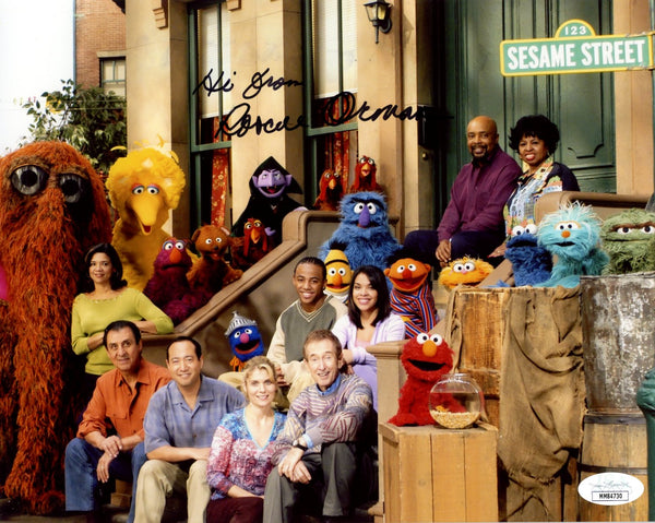 Roscoe Orman Sesame Street 8x10 Signed Photo JSA Certified Autograph