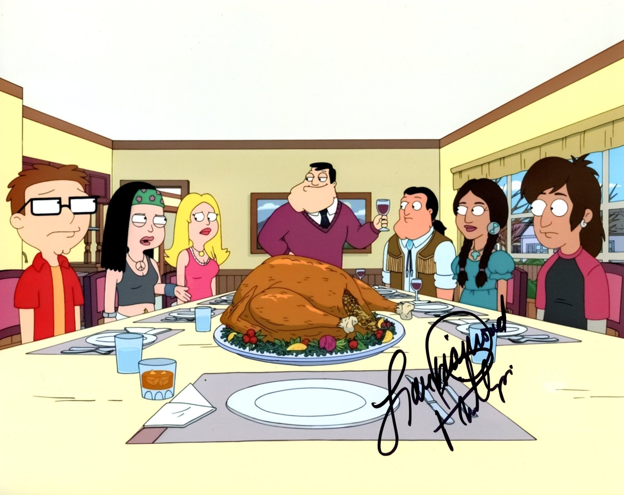 Lou Diamond Phillips American Dad 8x10 Signed Photo JSA Certified Autograph