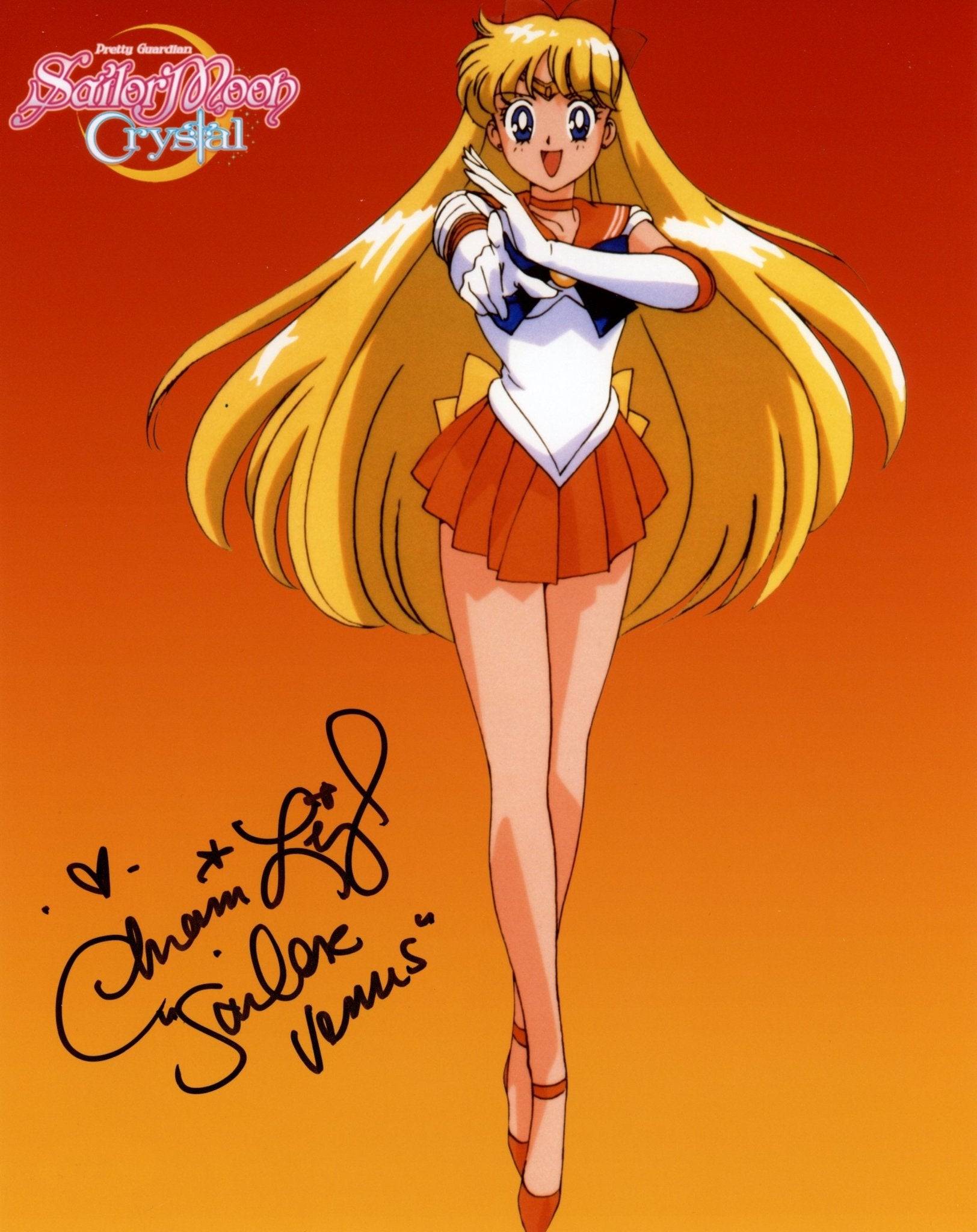 Cherami Leigh Sailor Moon Crystal 8x10 Photo Signed JSA Certified Autograph