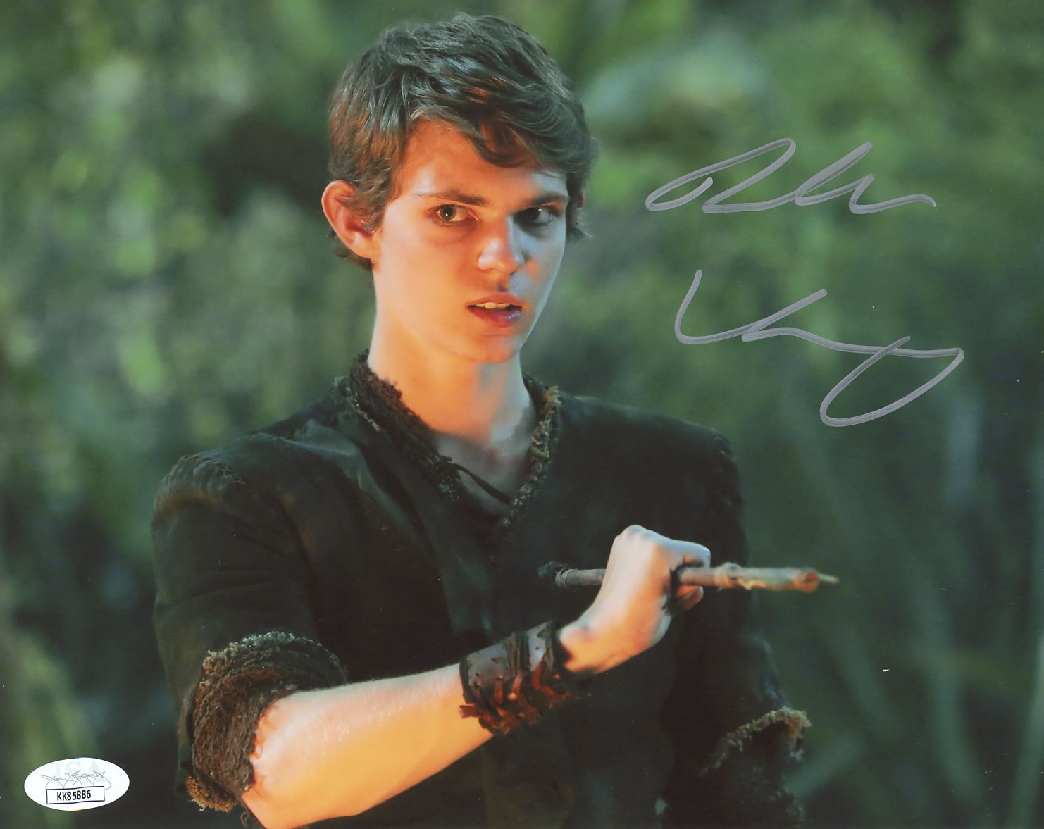 Robbie Kay Once Upon A Time 8x10 Signed Photo JSA Certified Autograph