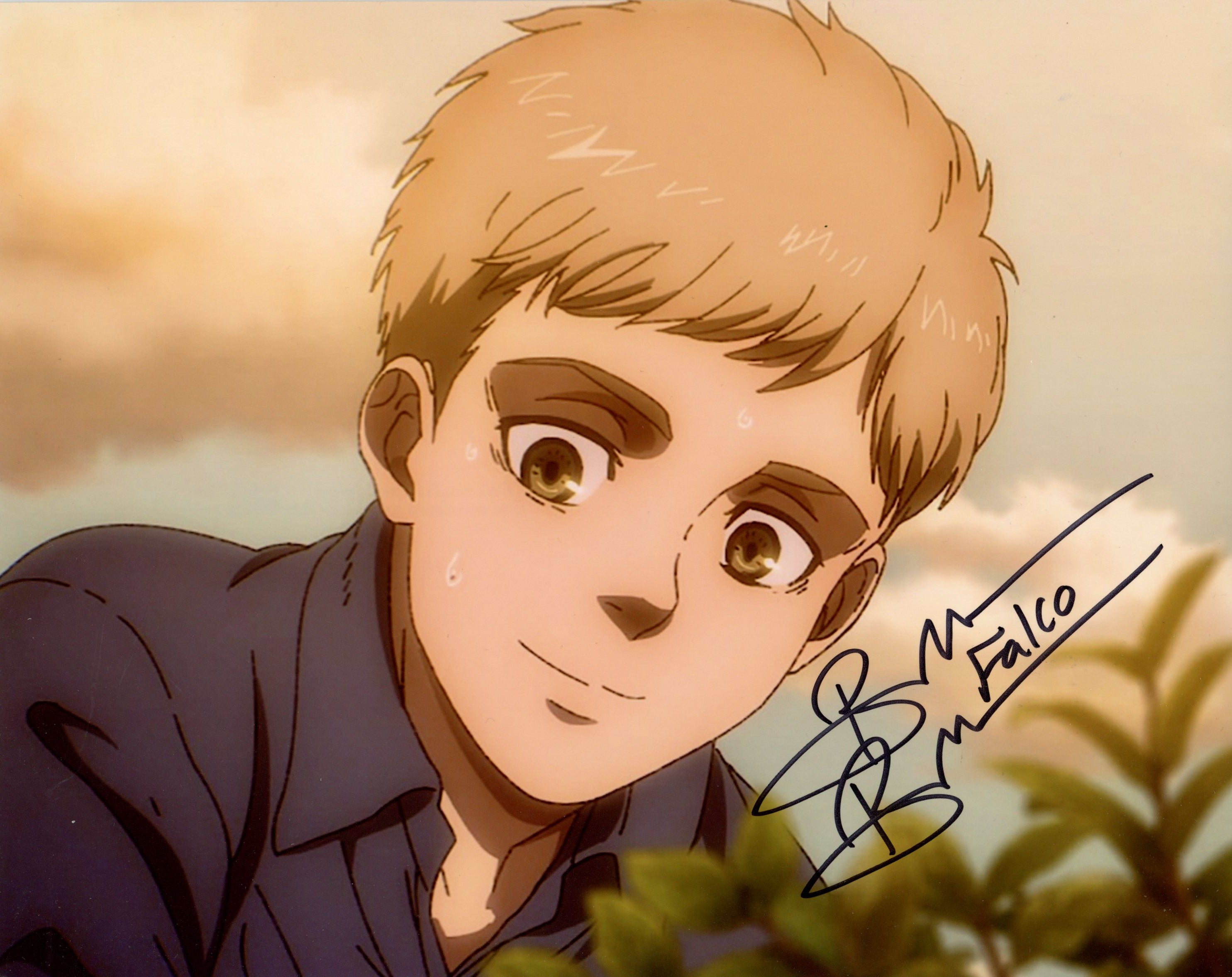 Bryson Baugus Attack on Titan 8x10 Signed Photo JSA Certified Autograph