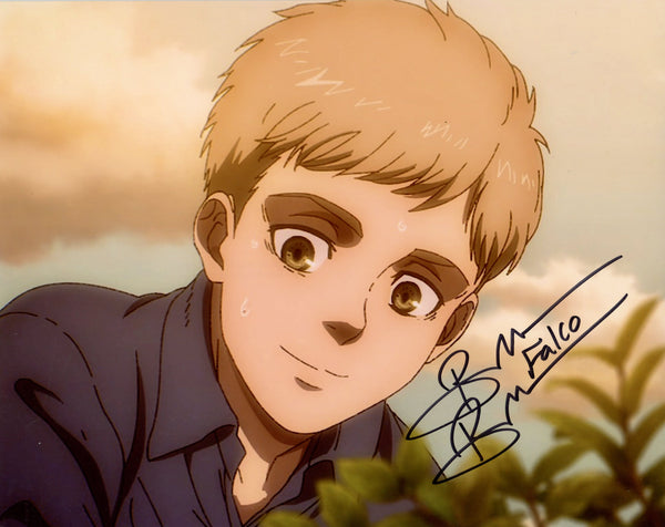 Bryson Baugus Attack on Titan 8x10 Signed Photo JSA Certified Autograph