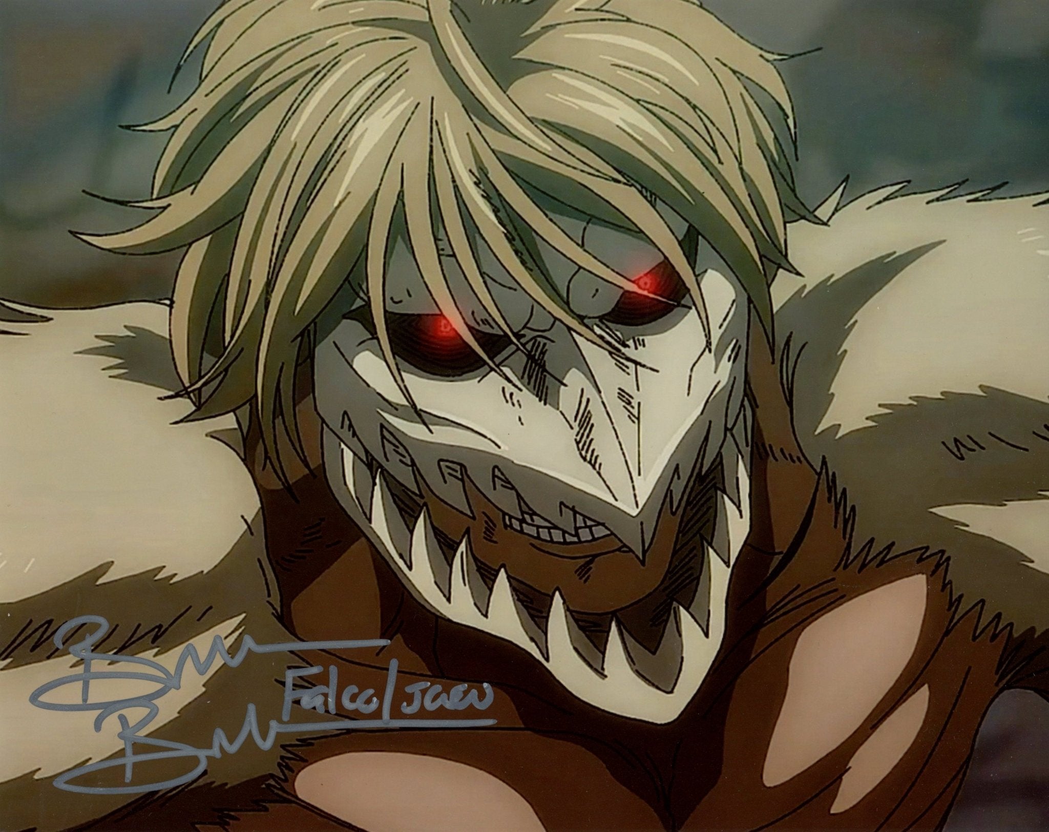 Bryson Baugus Attack on Titan 8x10 Signed Photo JSA Certified Autograph