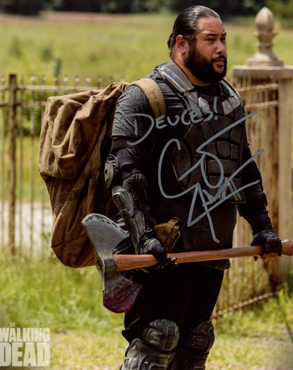 Cooper Andrews The Walking Dead 8x10 Signed Photo JSA Certified Autograph