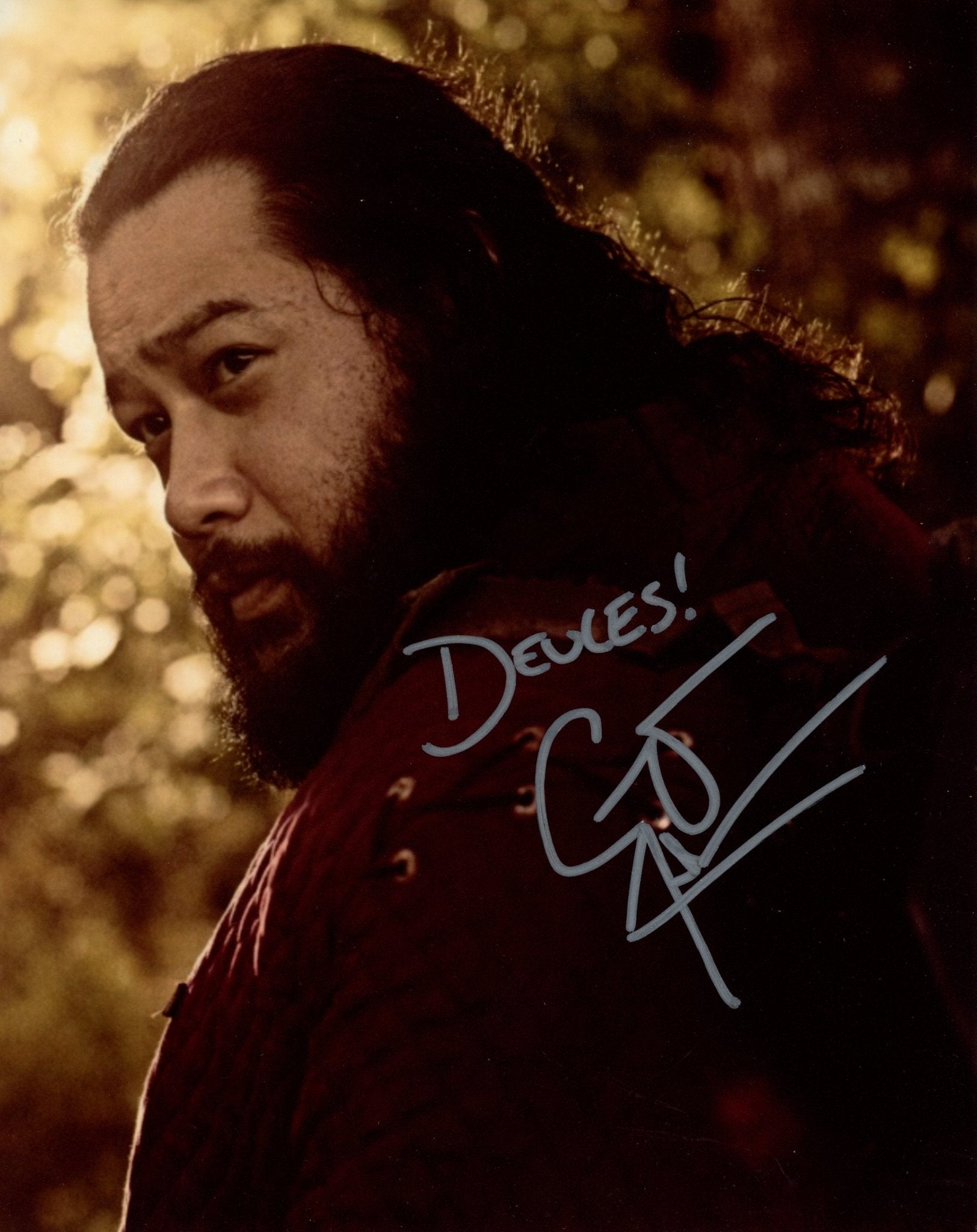 Cooper Andrews The Walking Dead 8x10 Signed Photo JSA Certified Autograph