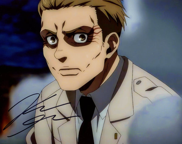 Kellen Goff Attack on Titan 8x10 Signed Photo JSA Certified Autograph