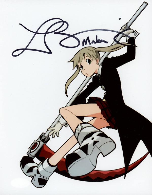 Laura Bailey Soul Eater 8x10 Signed Photo JSA Certified Autograph