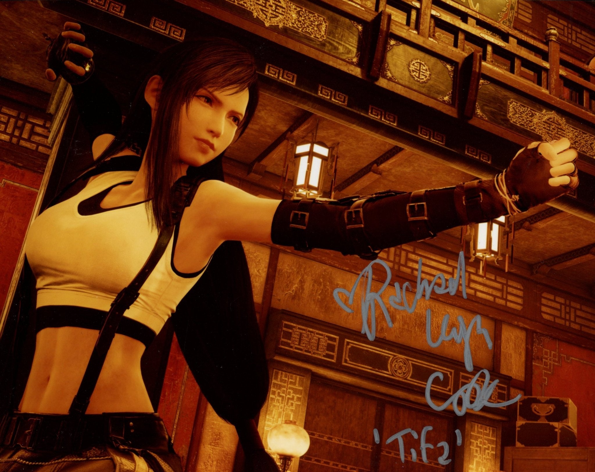 Rachael Leigh Cook Final Fantasy 8x10 Signed Photo JSA Certified Autograph