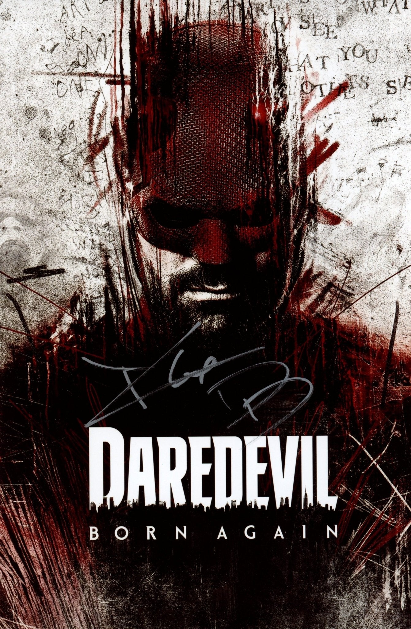 Charlie Cox Daredevil Born Again 8x12 Signed Photo JSA Certified Autograph