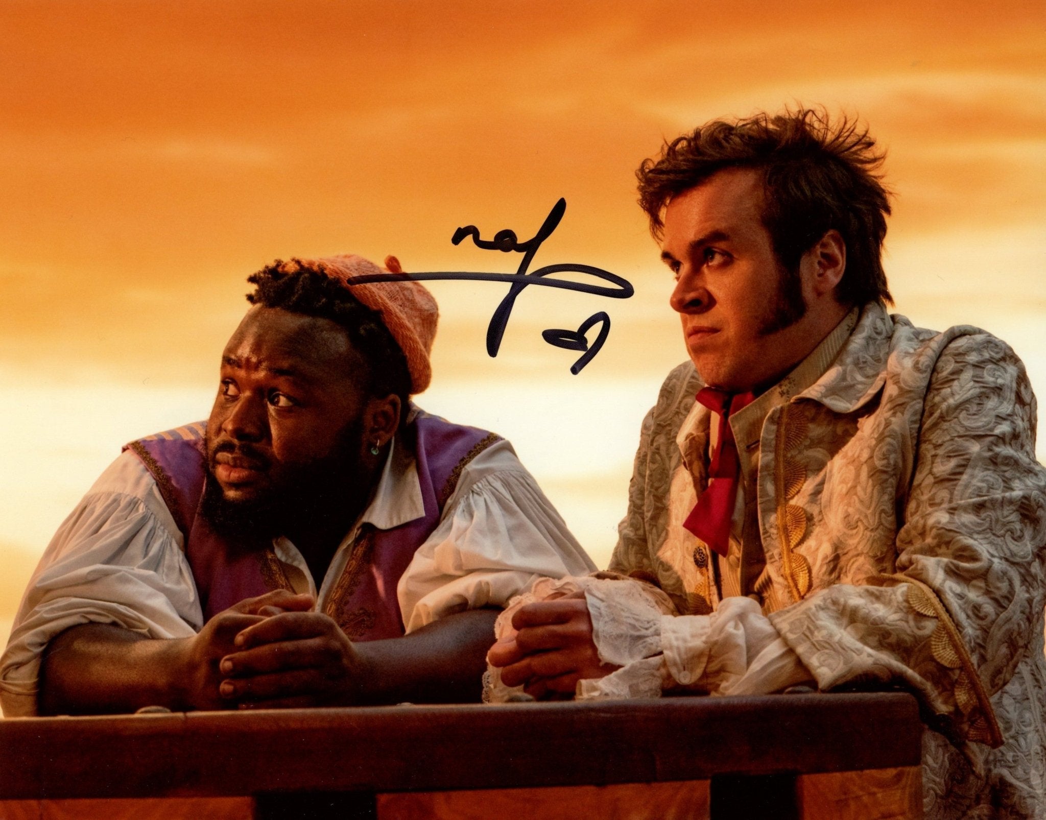 Nathan Foad Our Flag Means Death 8x10 Signed Photo JSA Certified Autograph