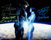 Halo 8x10 Cast Signed Photo Downes, Taylor JSA Certified Autograph