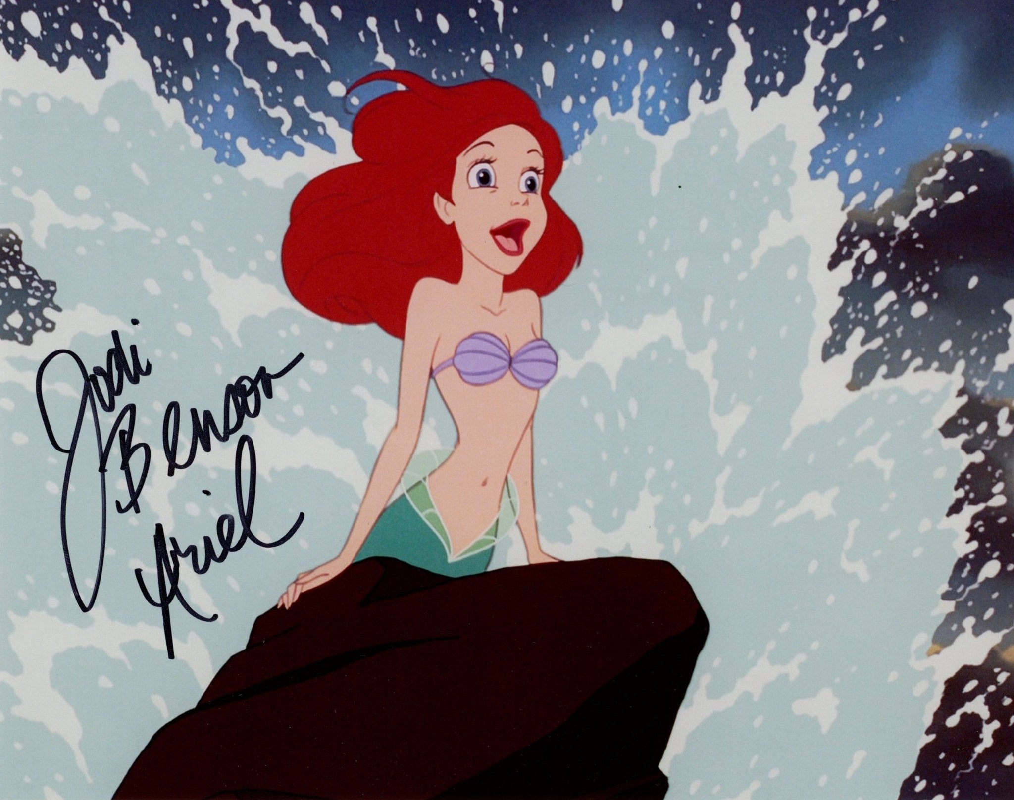 Jodi Benson Disney The Little Mermaid 8x10 Signed Photo JSA Certified Autograph