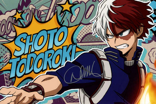 David Matranga My Hero Academia 8x12 Signed Photo JSA Certified Autograph