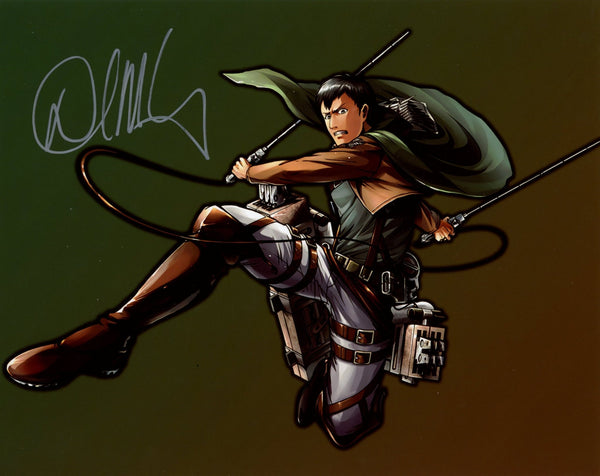 David Matranga Attack on Titan 8x10 Signed Photo JSA Certified Autograph