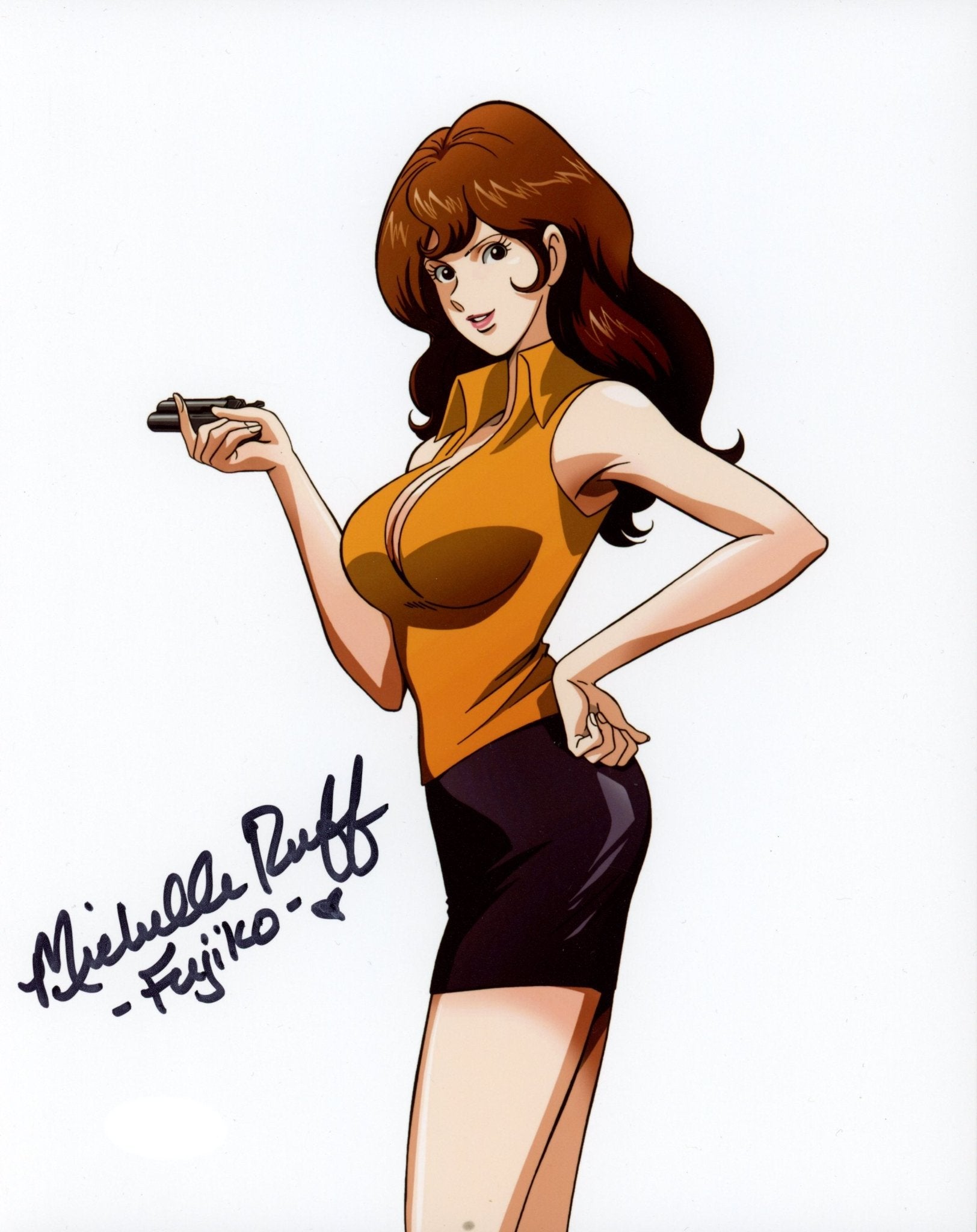 Michelle Ruff Lupin The Third 8x10 Signed Photo JSA Certified Autograph