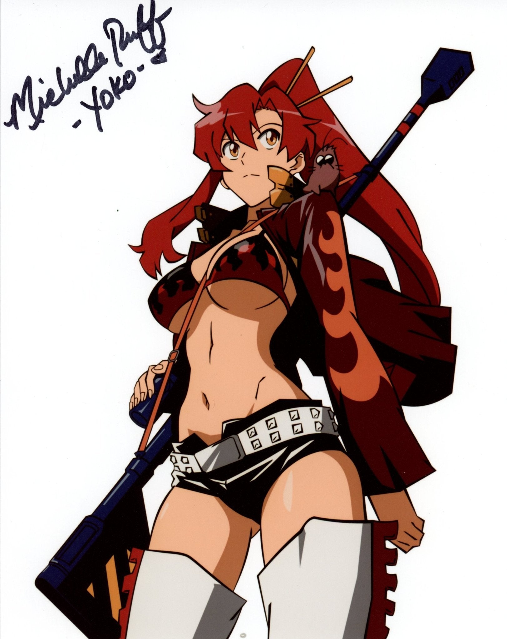 Michelle Ruff Gurren Lagann 8x10 Signed Photo JSA Certified Autograph