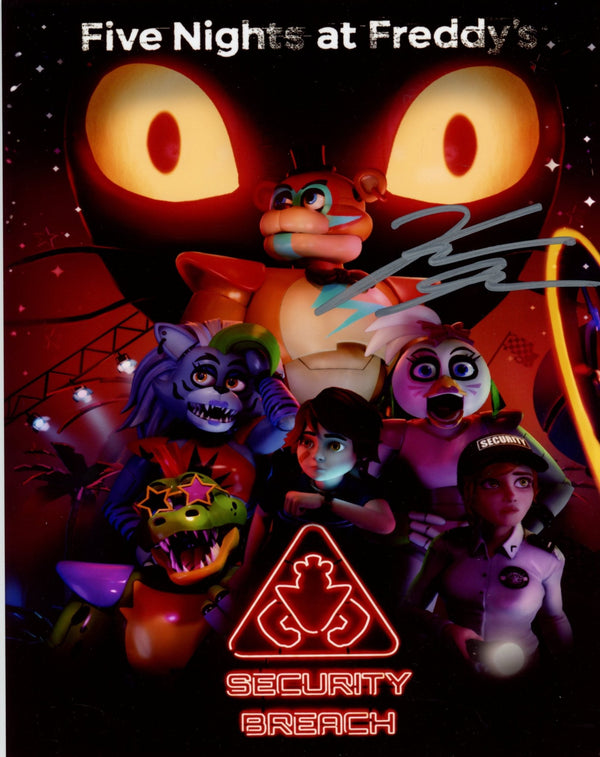 Kellen Goff Five Nights at Freddy's 8x10 Signed Photo JSA Certified Autograph